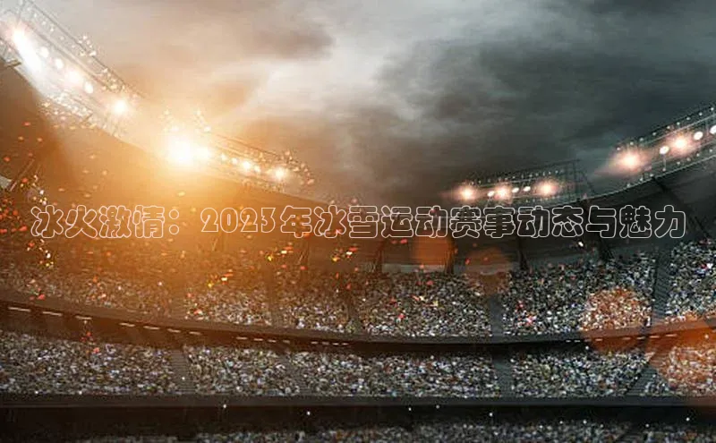 冰火激情：2023年冰雪运动赛事动态与魅力